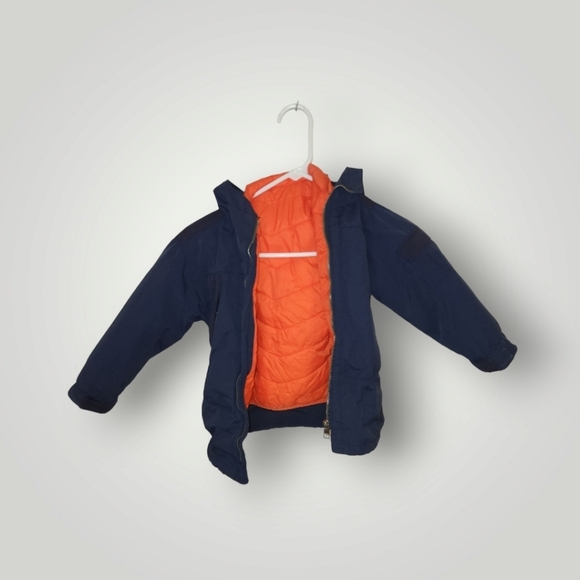 Zara Kids Boy Parka With Constracting Detachable Jacket Size 5 - Picture 4 of 15